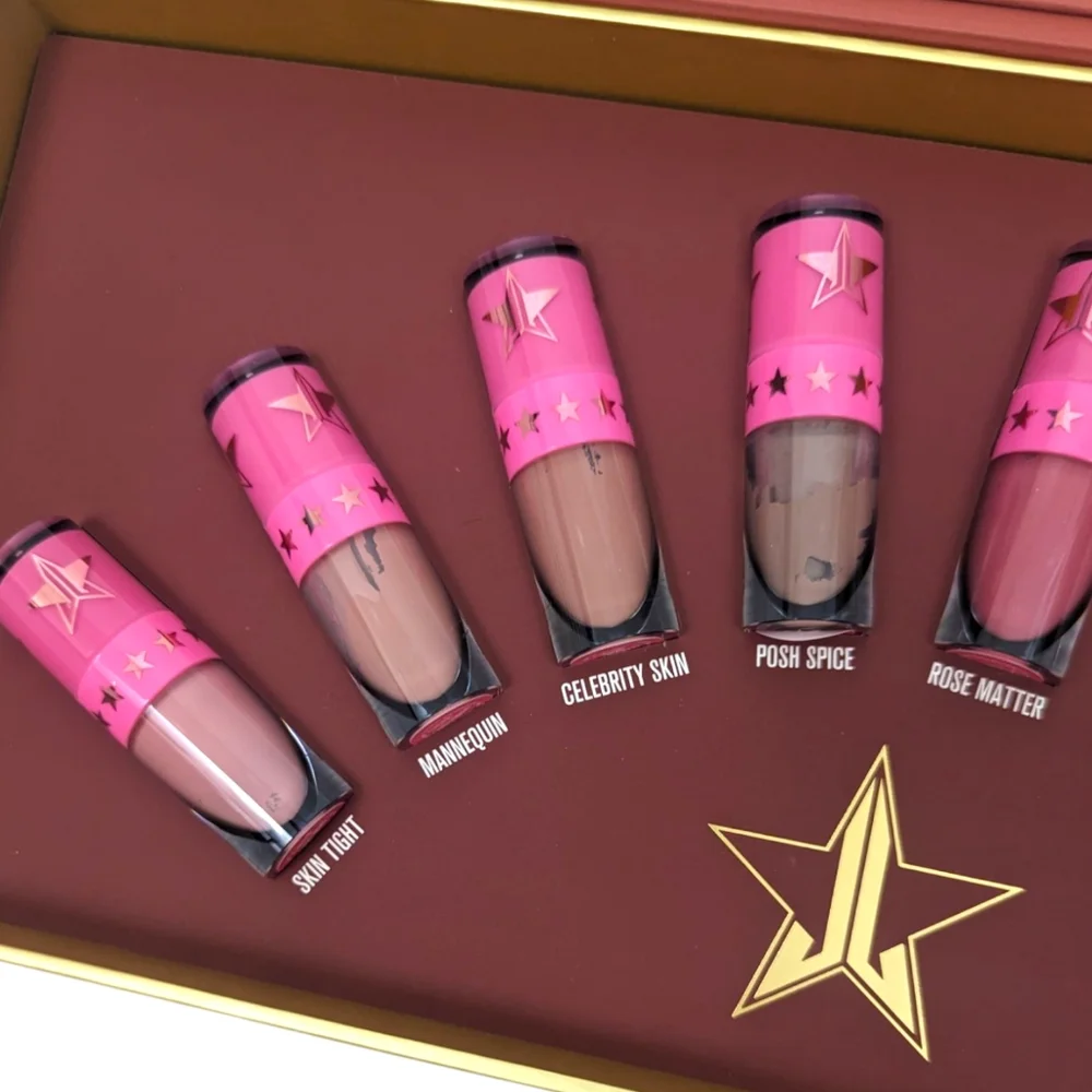 Jeffree Star Cosmetics Mini Nudes Liquid Lipstick Set Volume 1 NEW Matte